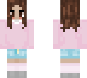 pastel kawaii brunette