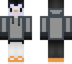 penguin (grey hoodie)