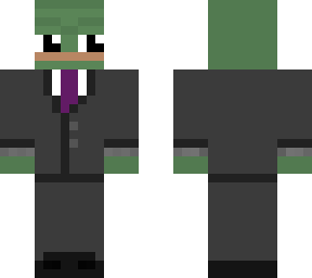 pepe frog with purple tie