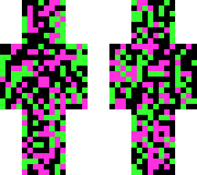 pink and green pixel