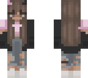 pink devil duo friends skin set