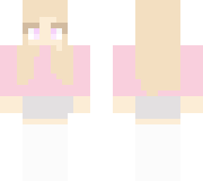 plain blonde girl simple