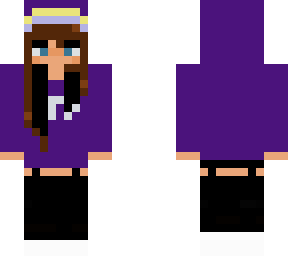 purple hoodie vibe - girl