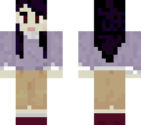 purple sweater