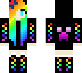 rainbow girl