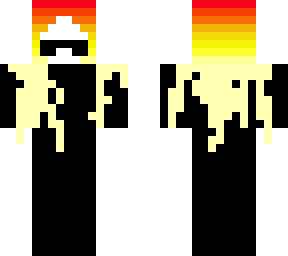 rainbow hair man