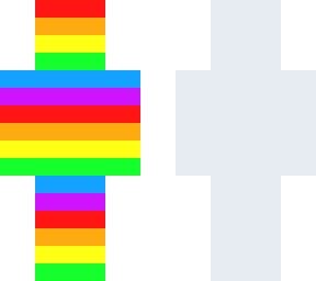 rainbow person
