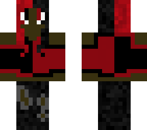 red and black woman of the night