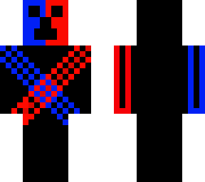 red and blue