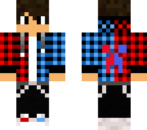 red and blue boy