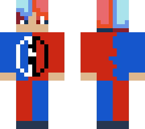 red blue | Minecraft Skin
