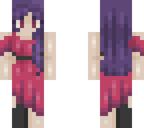 red dress & purple hair (rce)
