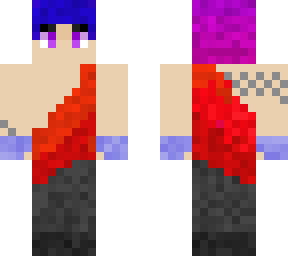 red toga and chains