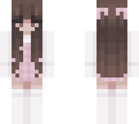 soft pink plaid girl