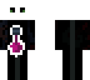white and black with potion