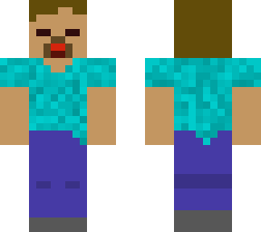 zombie with a steve costume