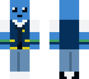 ash ketchum but bluee