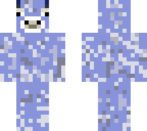 big blue cow
