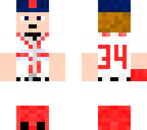 big ginge in red sox uniform