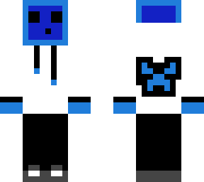 blue hooded slime