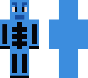 blue man