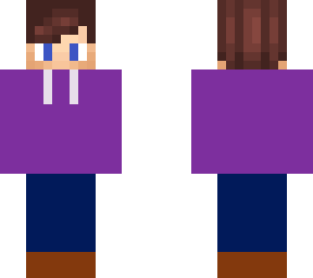 boy with purp hoodie