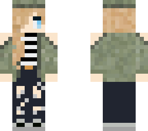 camo girl with jacket short