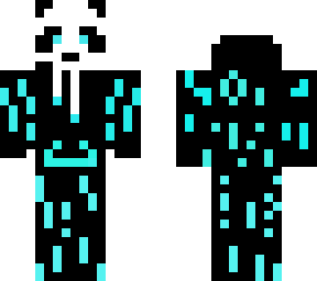 cyan minecraft panda pro