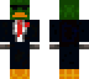 duck in a tux