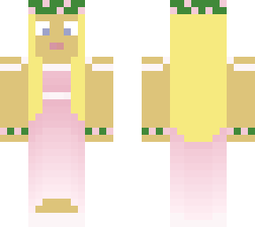 elf girl with pink dress