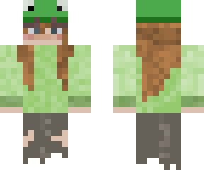 frog hat cute girl