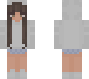gray hooded girl