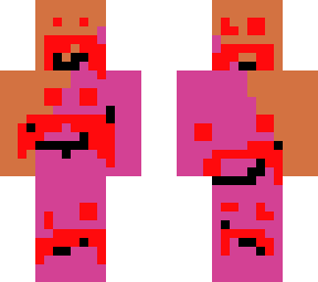 happy/angry pink/orange dude