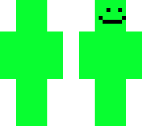 happy face green