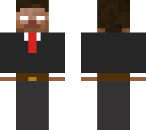herobrine in a suit