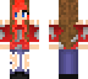 my skin (red add on, ripped jeans)