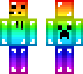 neon rainbow slime