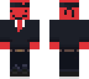 oappled ninja with face