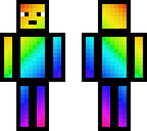 outlined rainbow person