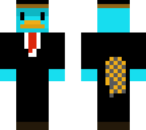 perry the platypus in a suit