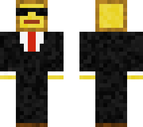 pizza man in suit