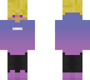purple fade hoodie skin