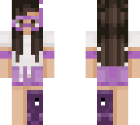 purple fish girl