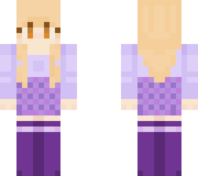 purple sweater