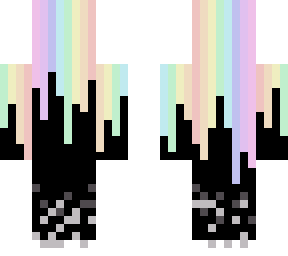 rainbow pastel drips