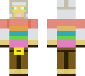 rainbow sheep skin