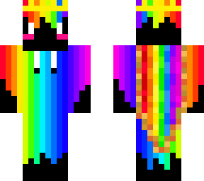 rainbow with blush