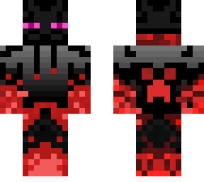 Red enderman gamer | Minecraft Skin