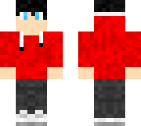 red hoodie boy