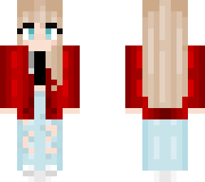 red hoodie/cardigan (no hood)